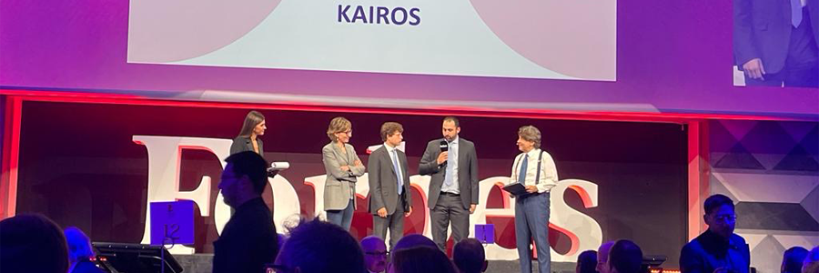 Il team di gestione di KIS ActivESG sul palco dei PB Awards 2023